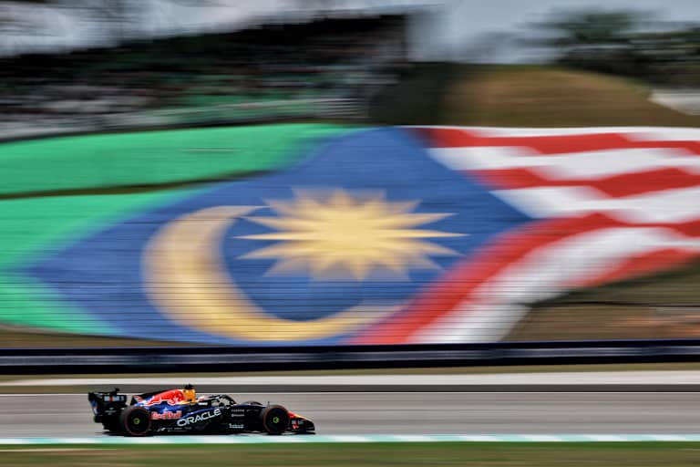 Max Verstappen in Malaysia