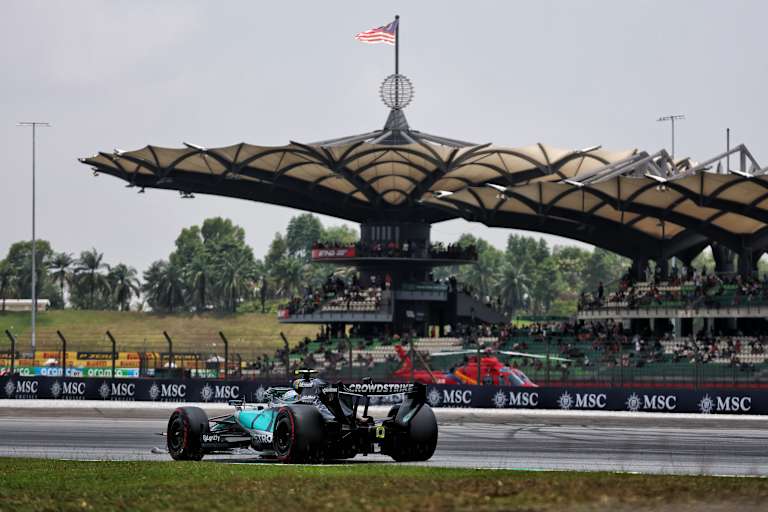 Kimi Antonelli war im FP3 in Sepang Schnellster