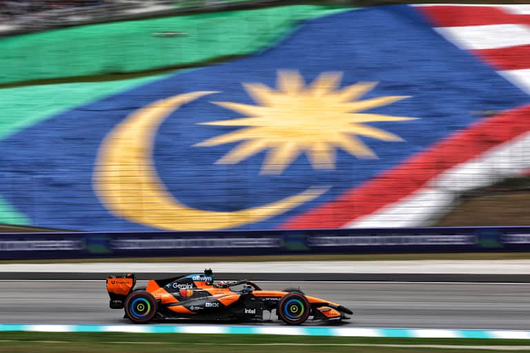 Oscar Piastri in Sepang