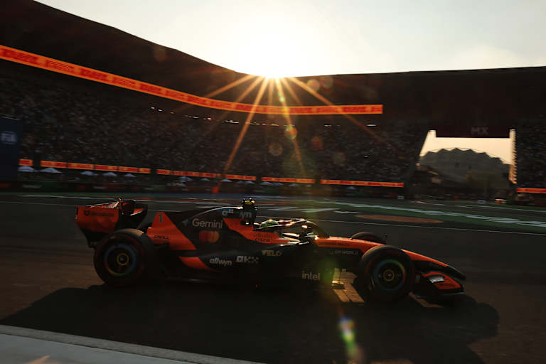 Lando Norris drehte im zweiten Mexiko-Training die zweitschnellste Runde