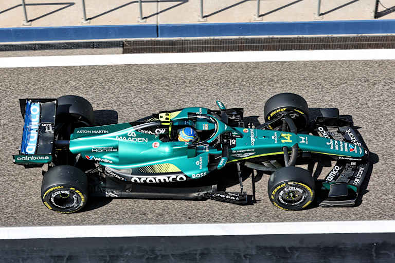 Der Aston Martin von Fernando Alonso