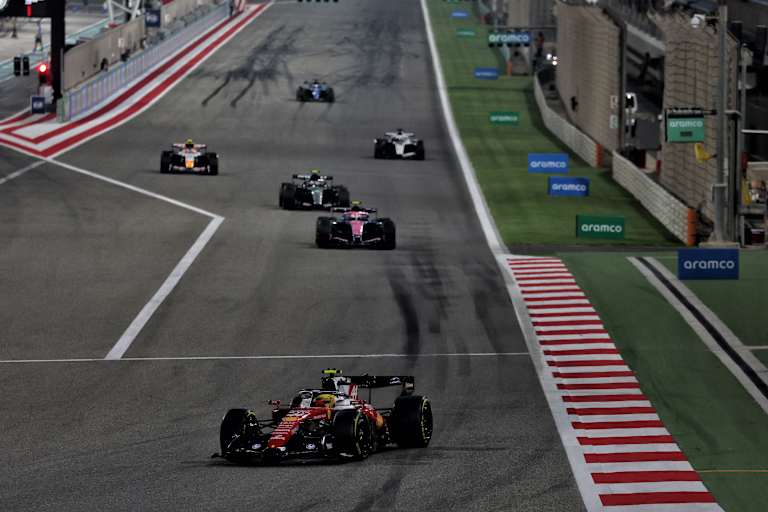 Lewis Hamilton in Bahrain