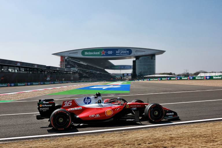 Für Charles Leclerc lief das Sprint-Qualifying in China nicht nach Plan 