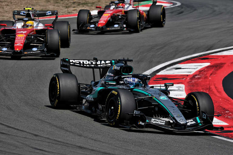 George Russell weiss: Ferrari ist im Renntrimm nah dran 