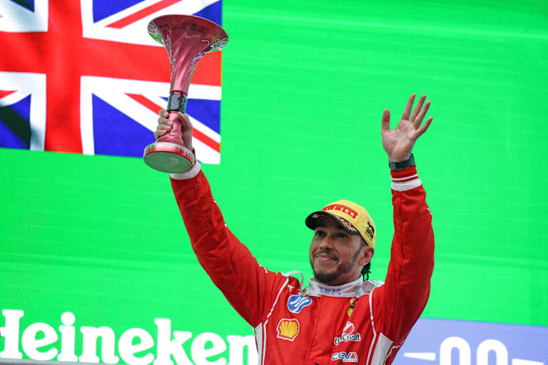 Lewis Hamilton erreichte im China-GP einen Meilenstein mit Ferrari