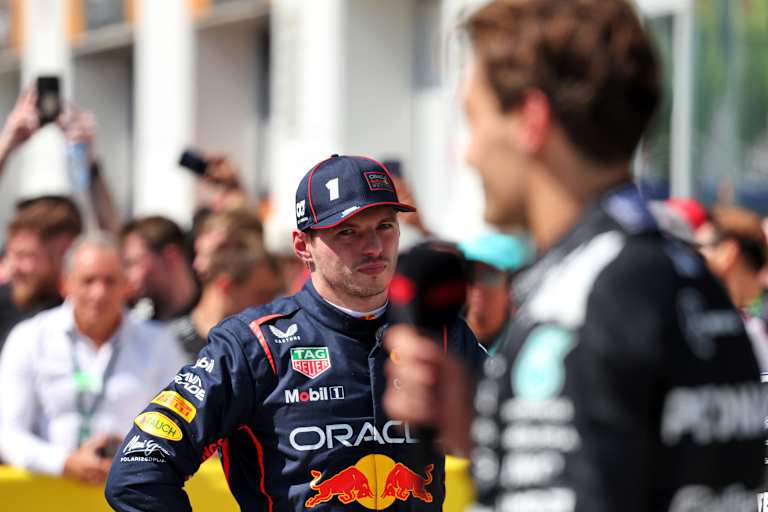 Max Verstappen und George Russell