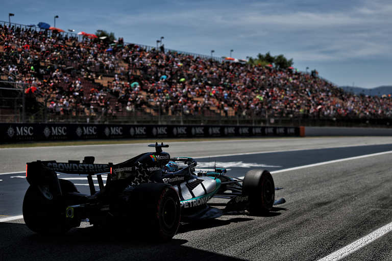 George Russell sicherte sich die Barcelona-Pole