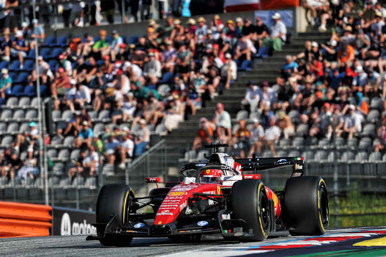 Charles Leclerc auf dem Red Bull Ring