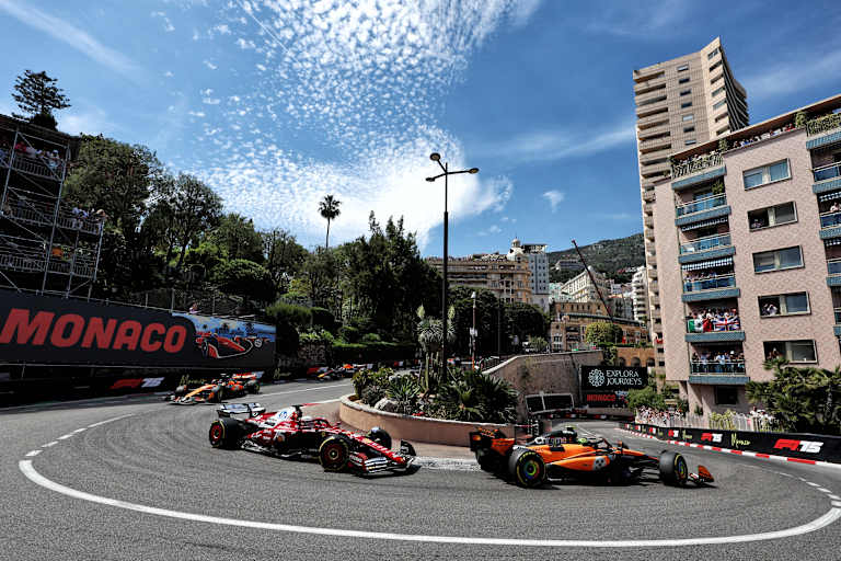 Charles Leclerc vergangenes Jahr in Monaco