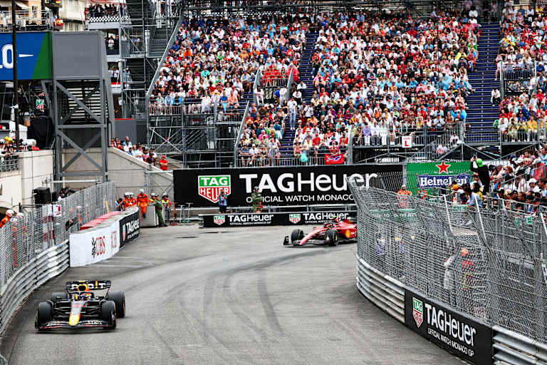 Sergio Perez fuhr 2022 in Monaco zum Sieg