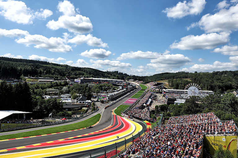 Die ikonische Strecke in Spa