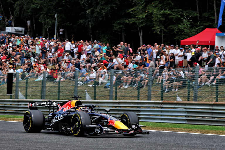 Max Verstappen blieb im ersten Spa-Training der Schnellste