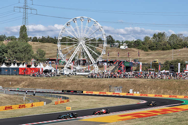 George Russell auf dem Hungaroring