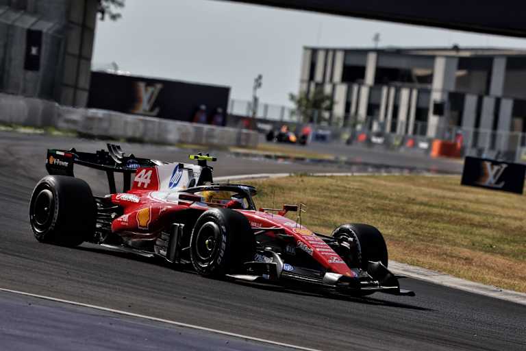 Lewis Hamilton in Ungarn