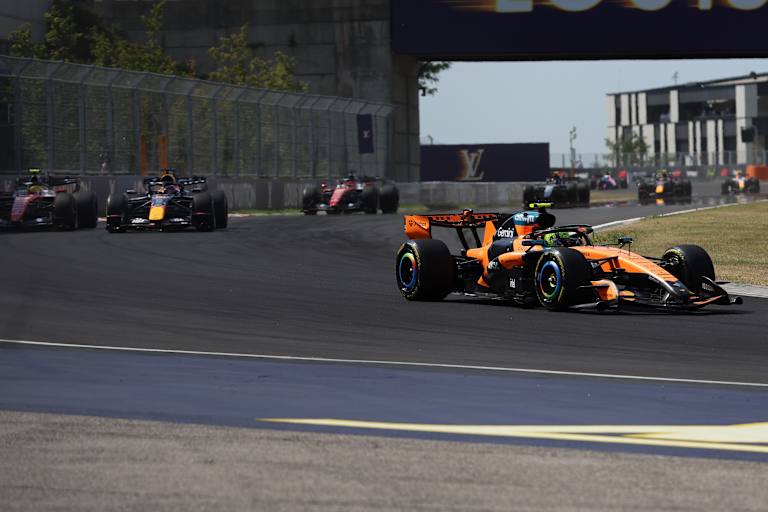 Lando Norris siegte in Ungarn