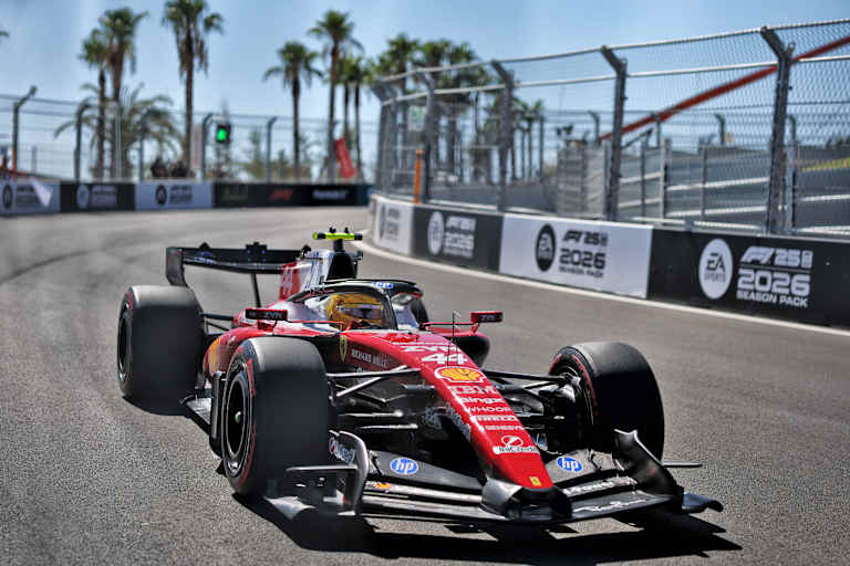 Lewis Hamilton im Ferrari