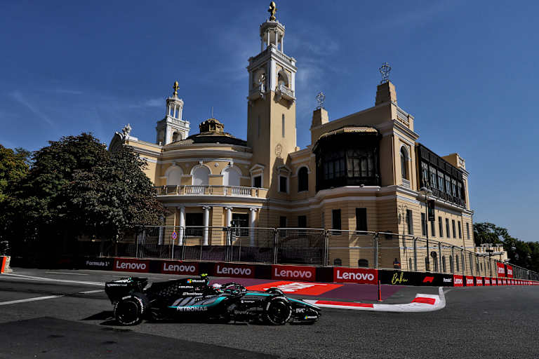 Kimi Antonelli auf dem Baku City Circuit