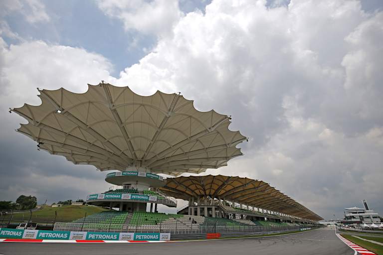 Tribünendach am Sepang International Circuit von Malaysia