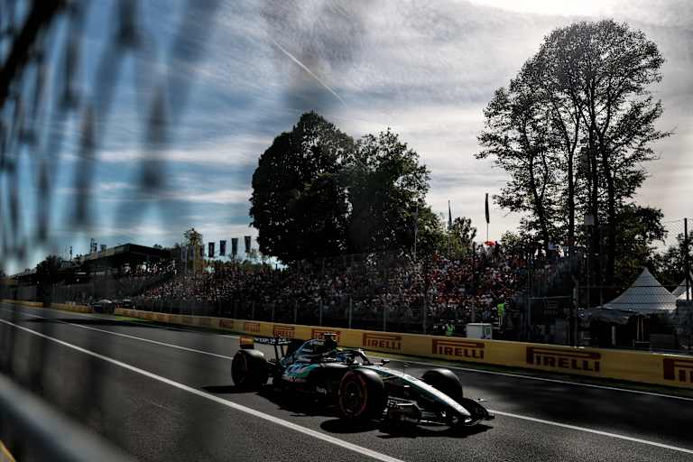 George Russell musste sich im Monza-Qualifying mit Platz 2 begnügen