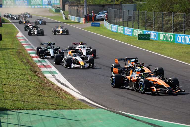 Lando Norris und Oscar Piastri in Monza