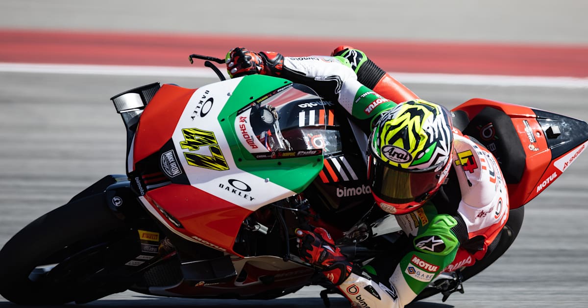 Vorteil-oder-Belastung-Bimota-Pilot-Axel-Bassani-sp-rt-den-Misano-Druck