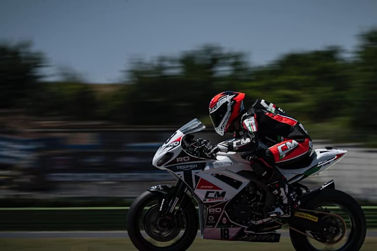 Bruno Ieraci gilt als der stärkste Triumph-Pilot