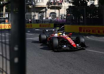 Lewis Hamilton im Ferrari