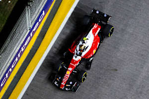 Lewis Hamilton in Singapur