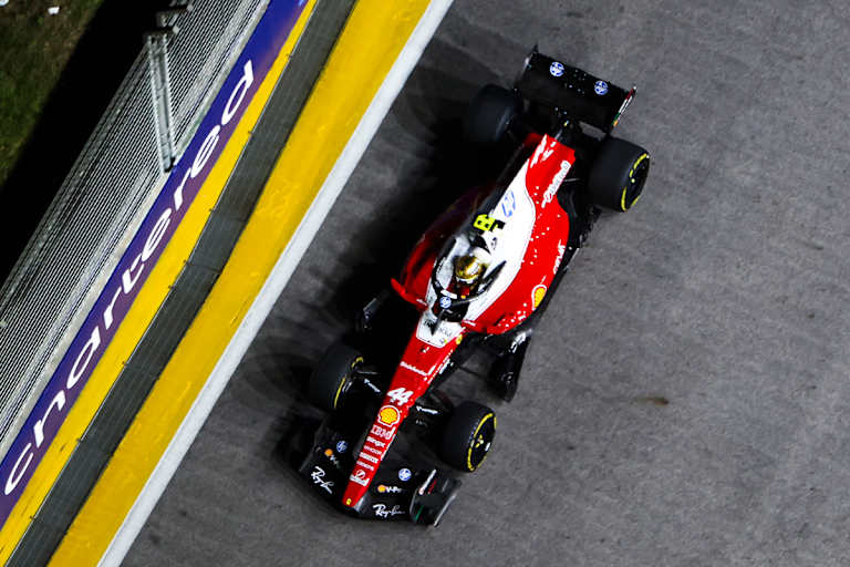 Lewis Hamilton in Singapur