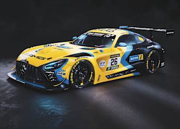 Der PROsport Racing Mercedes-AMG GT3 im Bilstein-Design