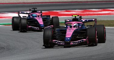 Die Alpine-Piloten Franco Colapinto (v.) und Pierre Gasly