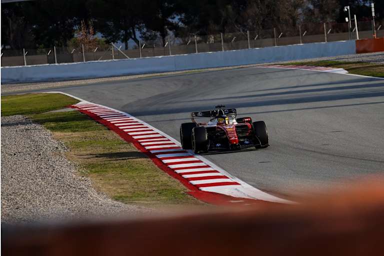 Lewis Hamilton im Ferrari