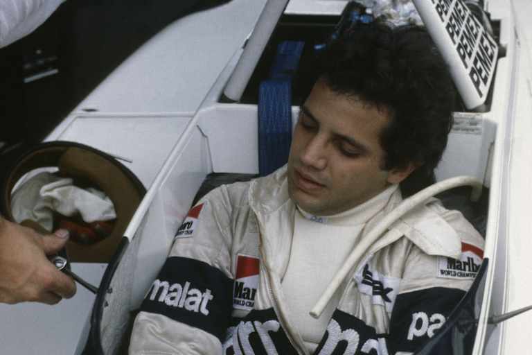 Héctor Rebaque 1982 im Brabham