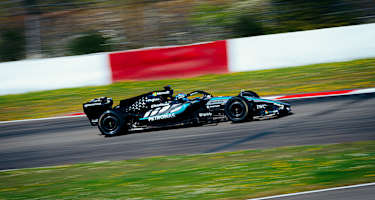 George Russell (Mercedes) auf dem Nürburgring