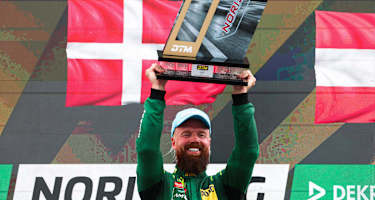 Ausgelassene Freude beim Norisring-Dominator Nicki Thiim