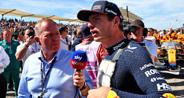 Martin Brundle und Max Verstappen