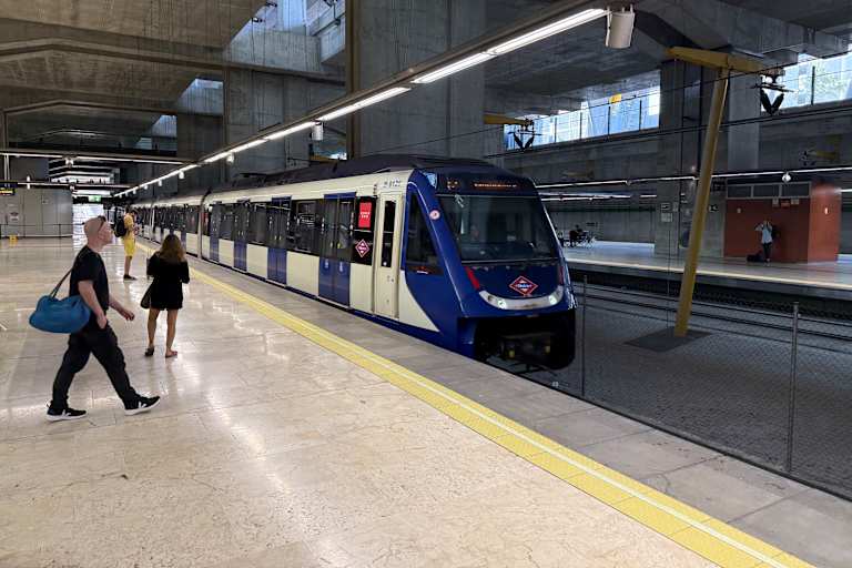 Mit der Madrilener U-Bahn zur Rennstrecke