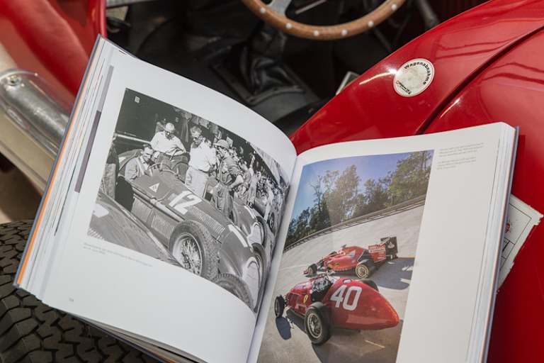 Einige Goldtimer von Ferrari