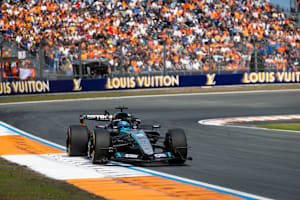 George Russell in Zandvoort