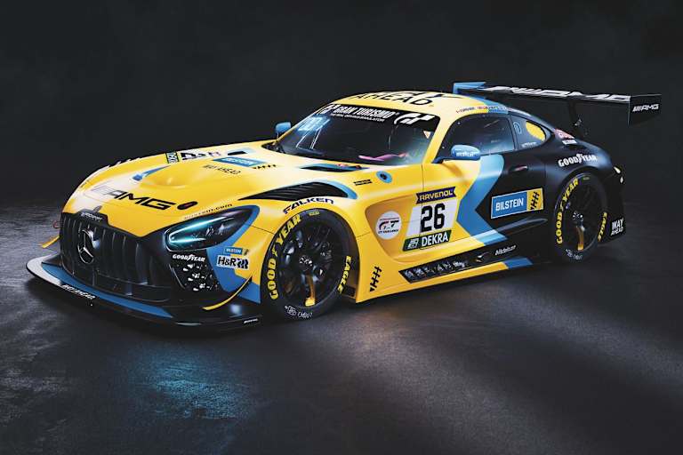 Der PROsport Racing Mercedes-AMG GT3 im Bilstein-Design