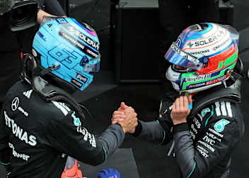 George Russell und Kimi Antonelli