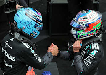 George Russell und Kimi Antonelli