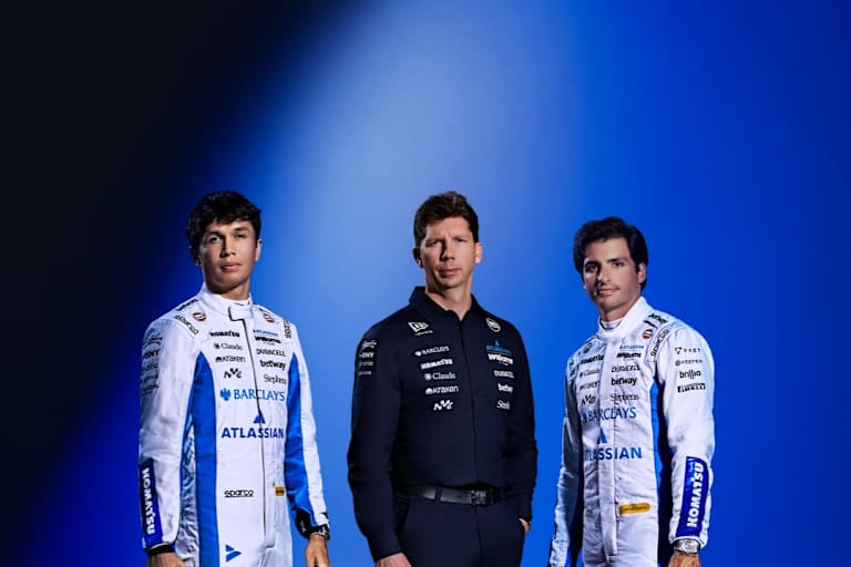 Alex Albon, James Vowles und Carlos Sainz