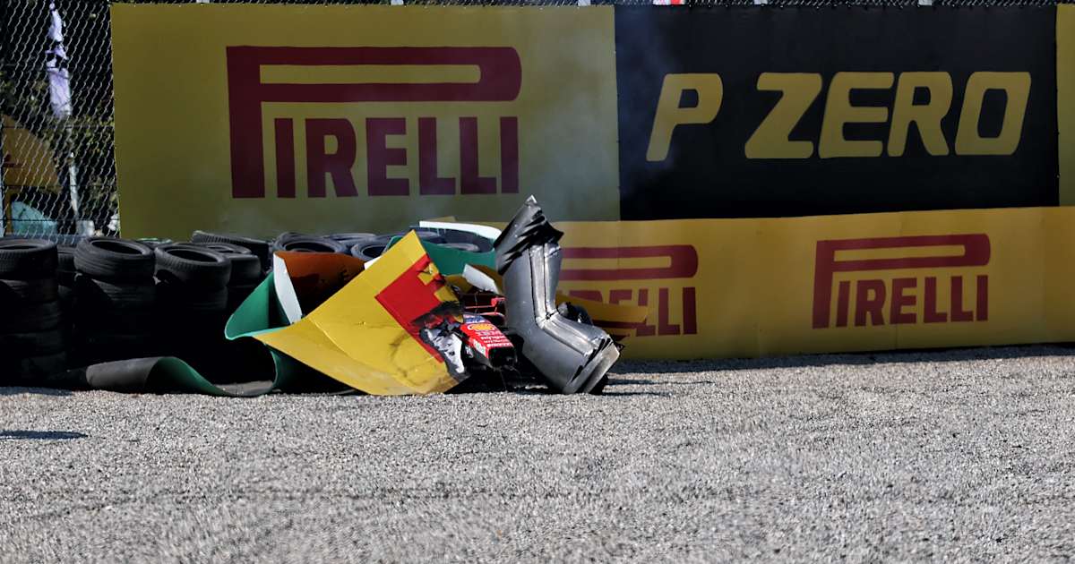 High-speed crashes at the Parabolica: Charles Leclerc’s major weakness ...