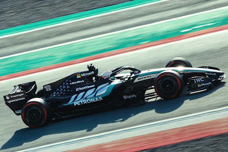 Kimi Antonelli im Mercedes