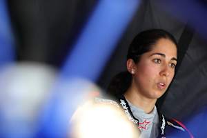 Maria Herrera fuhr beim Test die klare Bestzeit