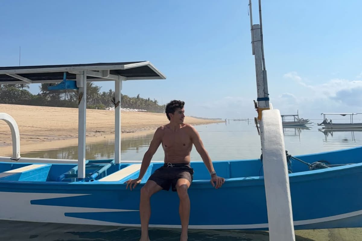 Marc Marquez genießt die freien Tage auf Bali