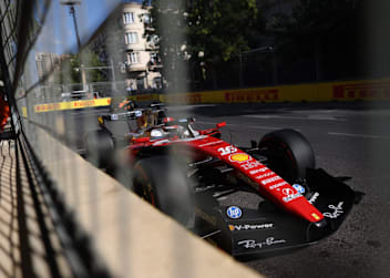 Charles Leclerc im Ferrari