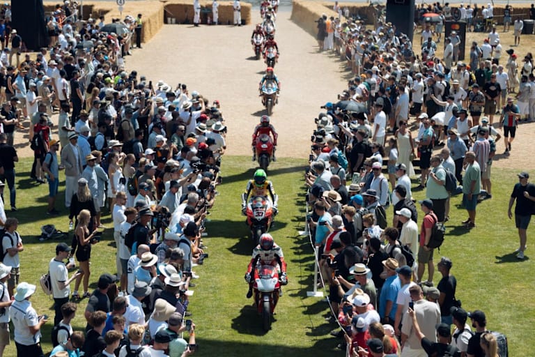 Die Ducati-Asse auf dem Goodwood Festival of Speed