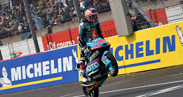 Beeindruckte auch im Nassen: Moto3-Sieger Maximo Quiles